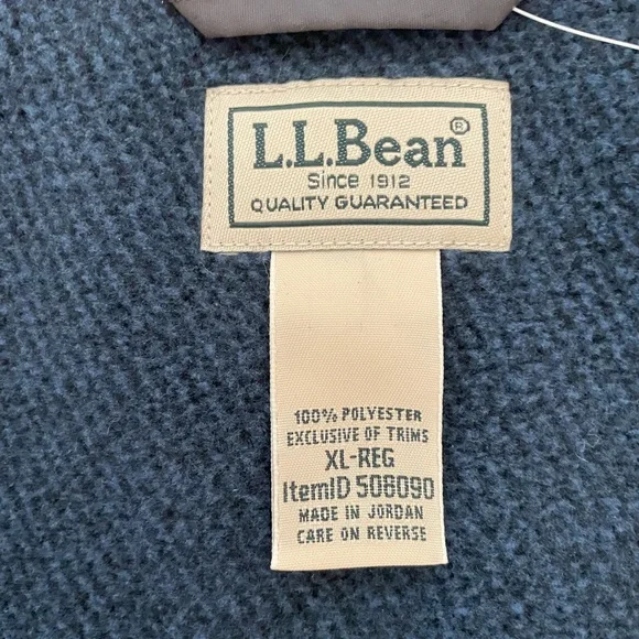 NWT! Men’s LL Bean Fleece Jacket - Picture 5 of 9